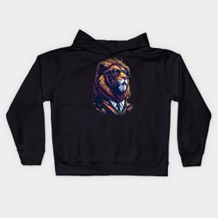 Aviator Lion Kids Hoodie